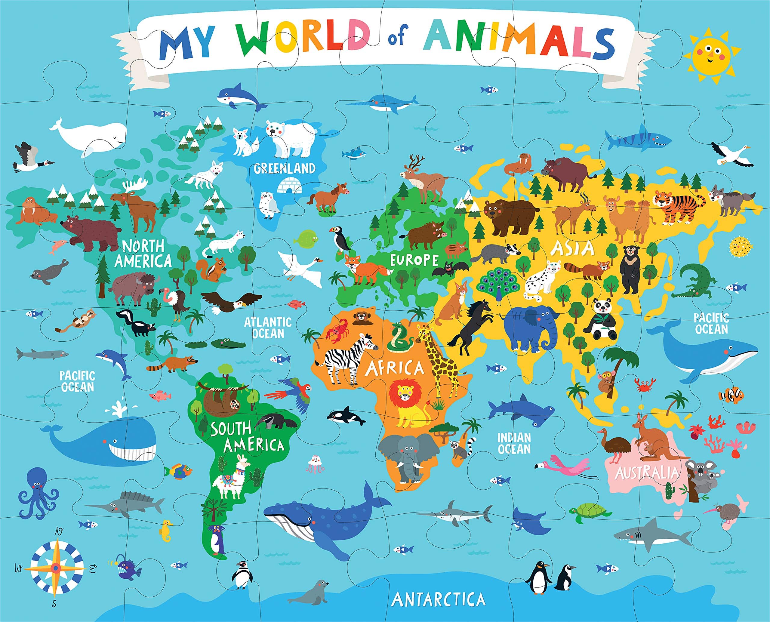 My World of Animals 36-Piece Floor Puzzle - Twinkle Twinkle Little One