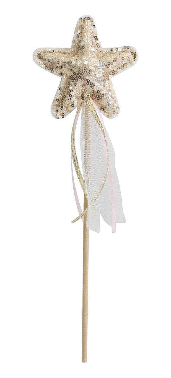 Sequin Gold Star Wand - Twinkle Twinkle Little One