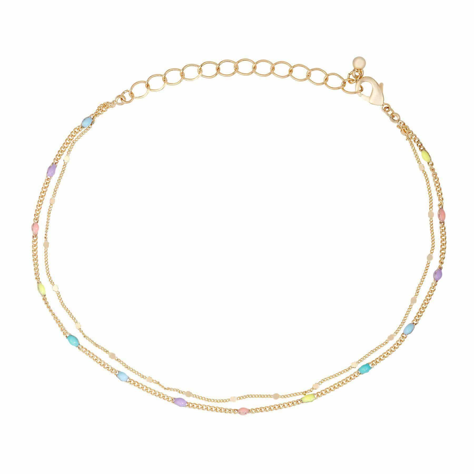 Neon Sorbet Anklet - Gold - Twinkle Twinkle Little One