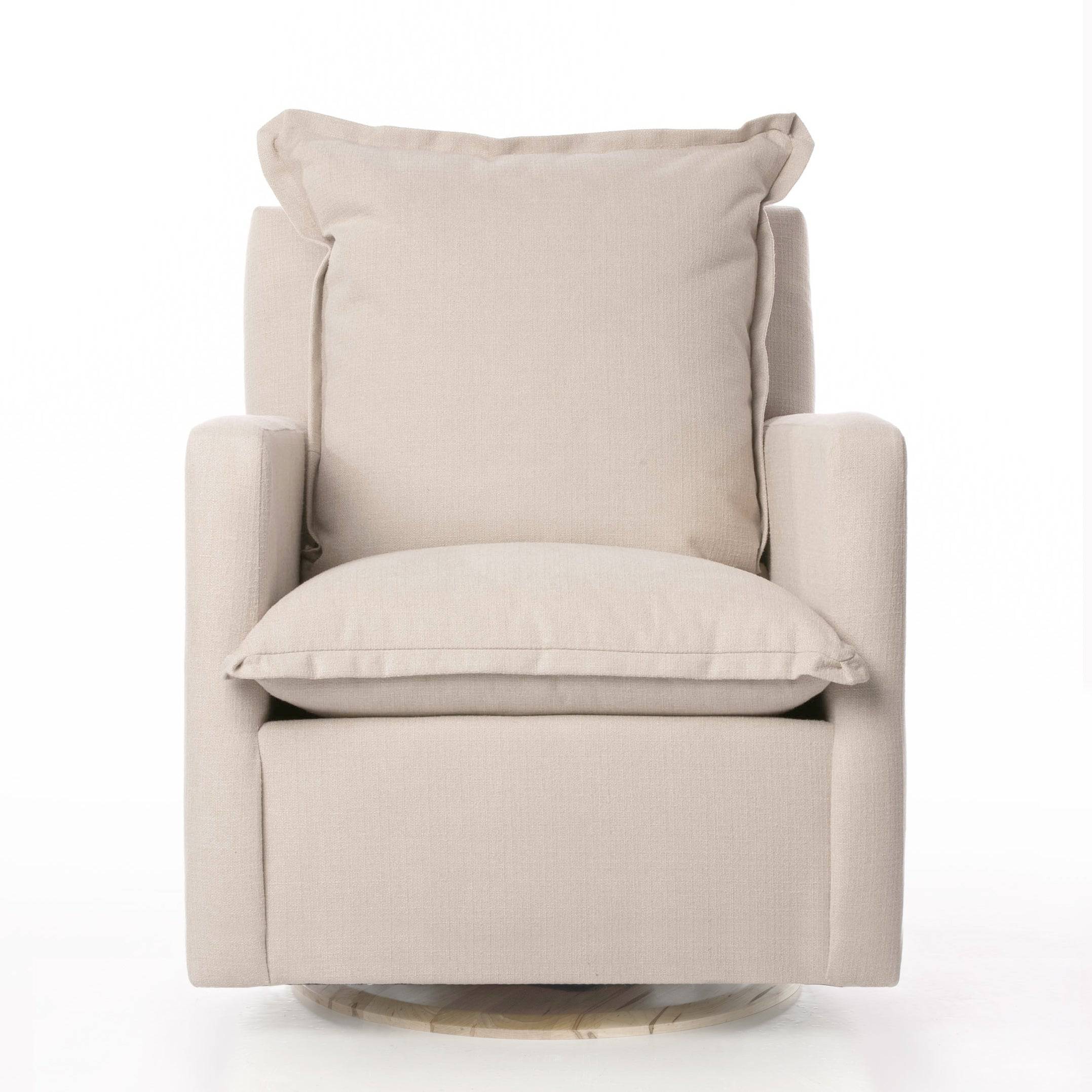 Nola Swivel Glider - Base Fabric - Twinkle Twinkle Little One