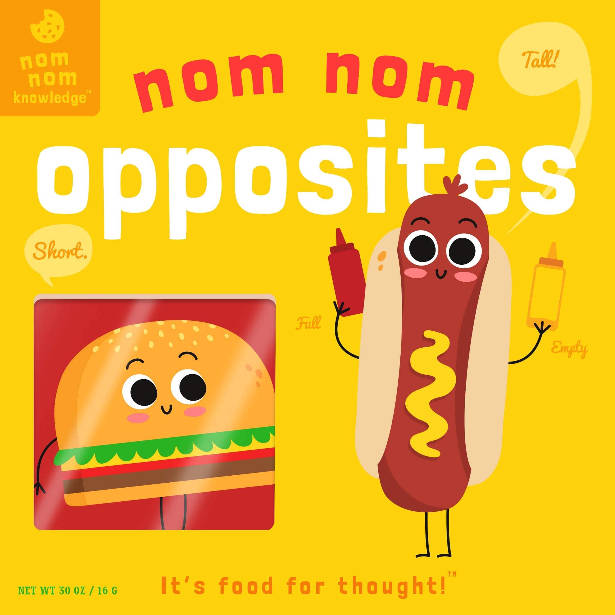 Nom Nom Opposites Book - Twinkle Twinkle Little One