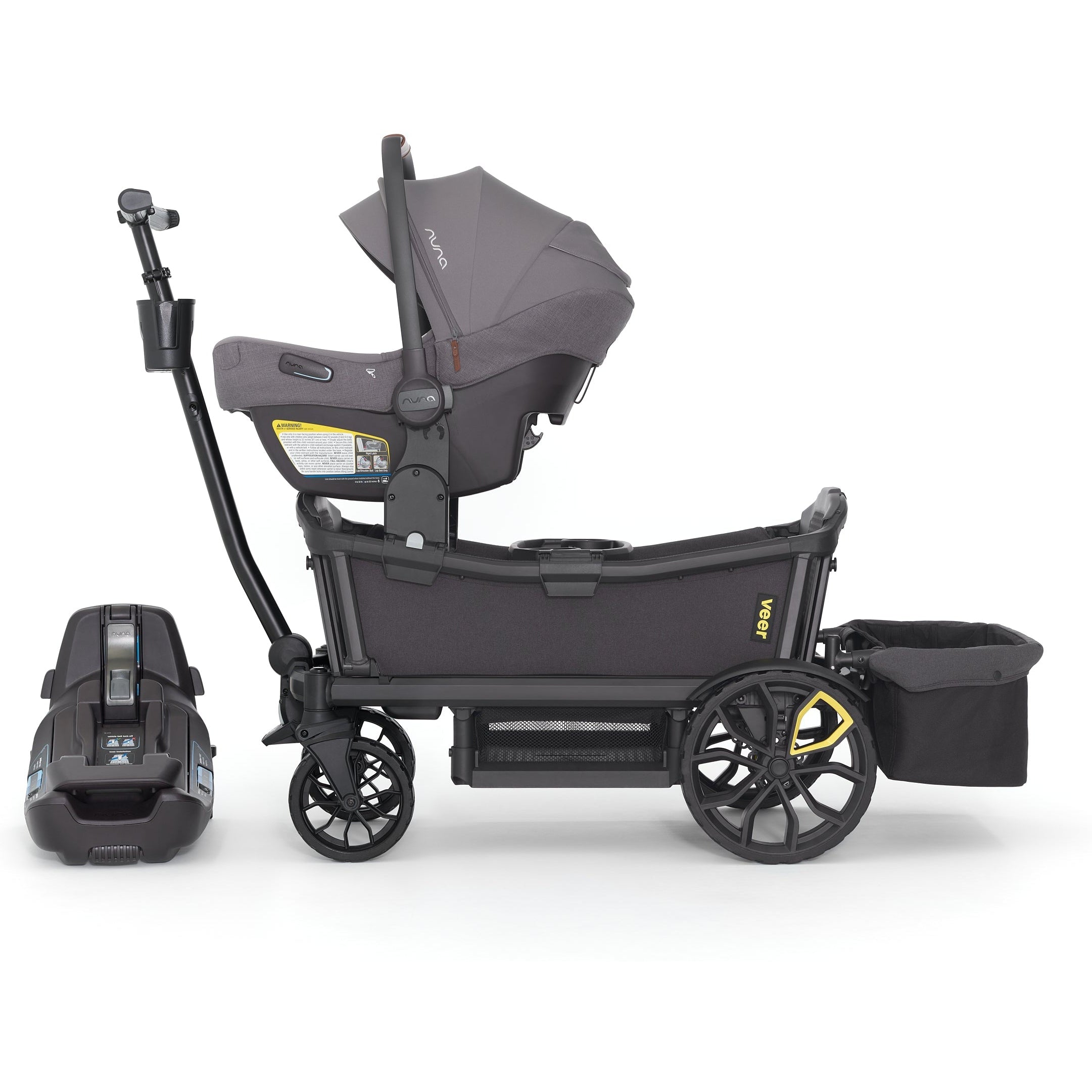 Veer Cruiser XL Infant Car Seat Adapter - Twinkle Twinkle Little One