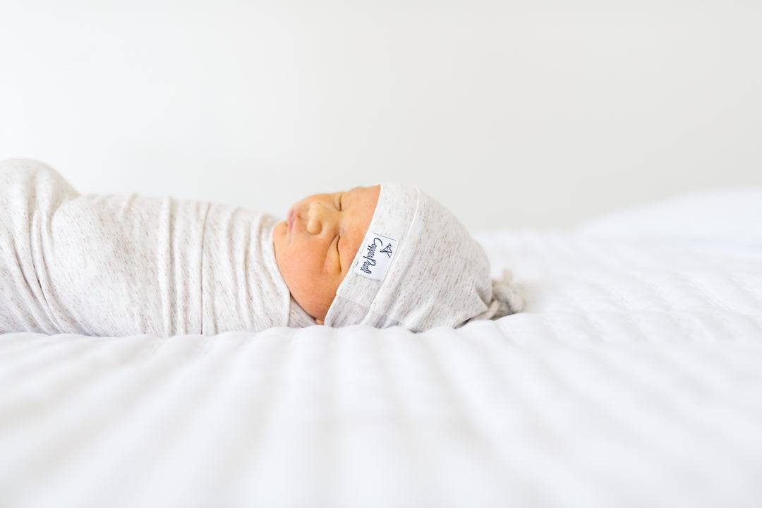 Oat Knit Swaddle Blanket - Twinkle Twinkle Little One