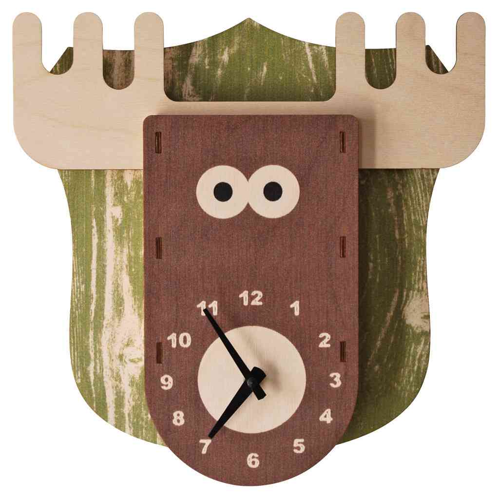 Moose 3-D Clock