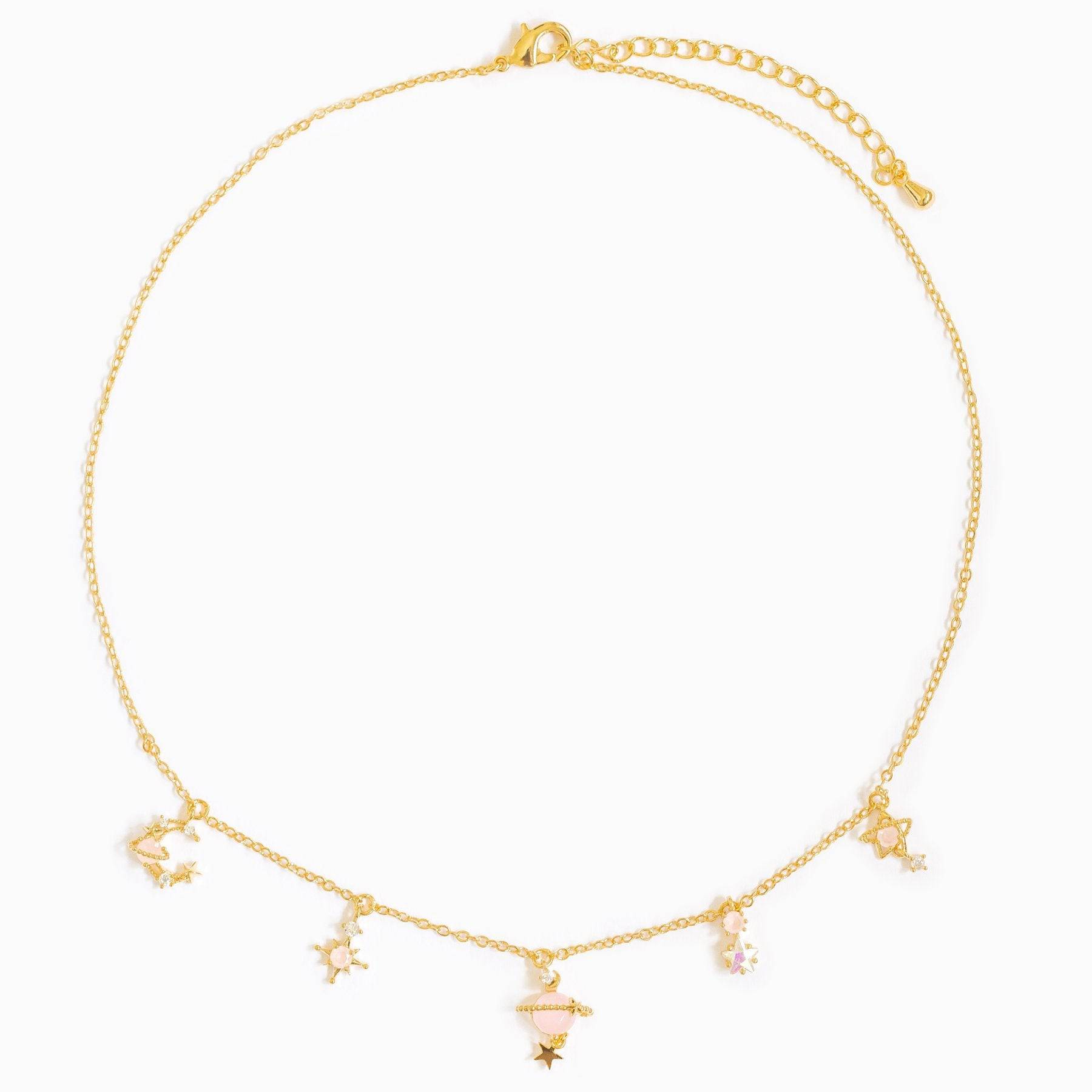 Pink Jupiter Choker - Gold - Twinkle Twinkle Little One
