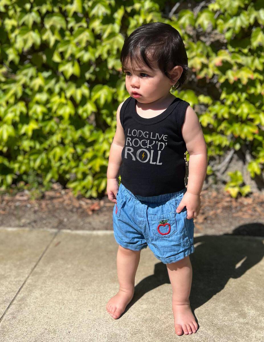 Rock N' Roll Not-Quite Crop Tank - Twinkle Twinkle Little One