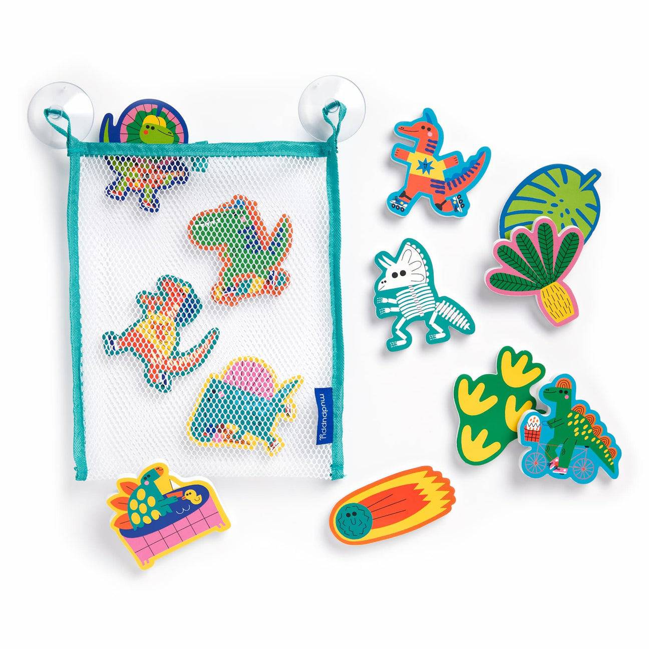 Rub-a-Dub Dinos Stickable Foam Bath Shapes - Twinkle Twinkle Little One