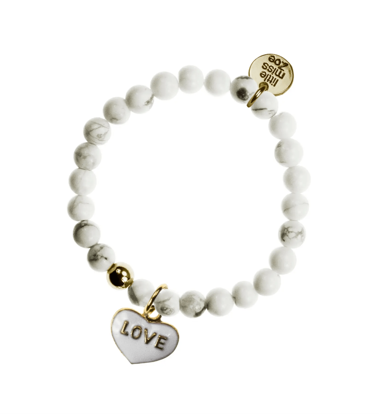 Heart Love Charm Gemstone Stretch Bracelet - Twinkle Twinkle Little One