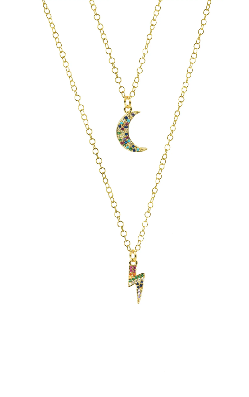 Sparkly Pendant Kids Necklace - Twinkle Twinkle Little One