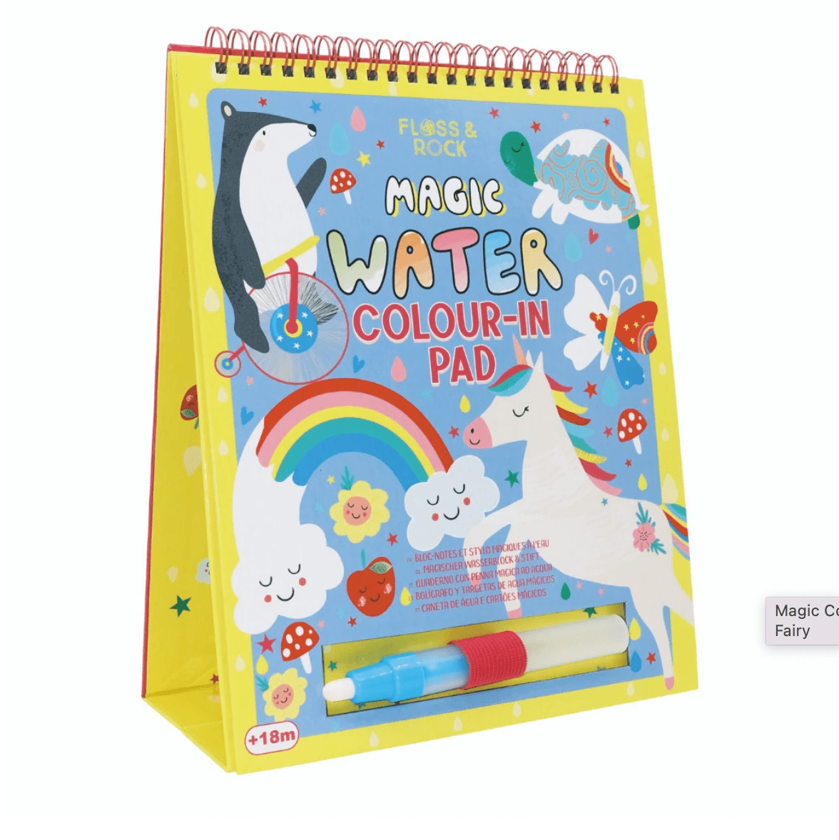 Magic Colour Changing Watercard Easel And Pen - Fantasy