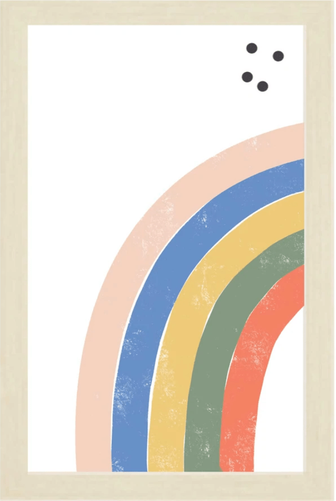 Natural Half Rainbow Magnet Board - Twinkle Twinkle Little One