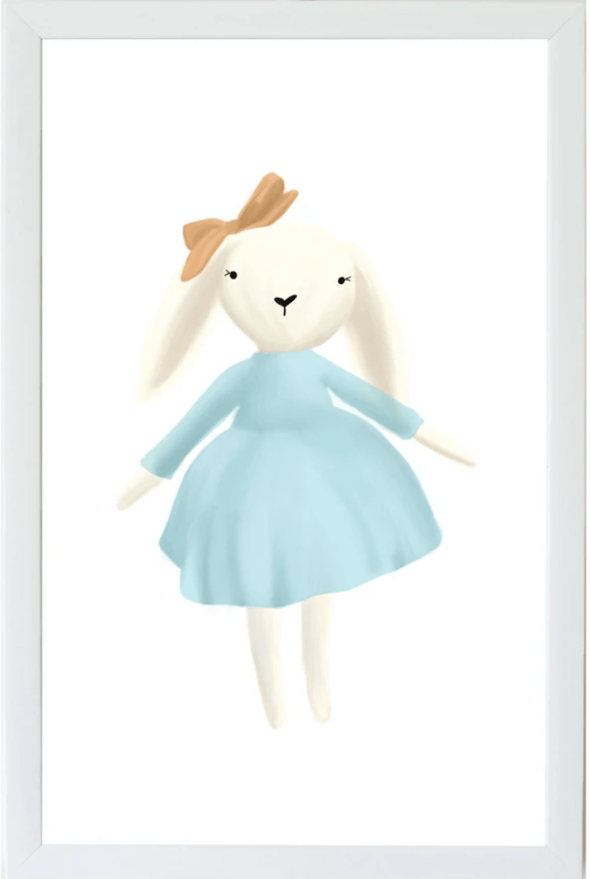 Animal Friends Bunny Magnet Board - Twinkle Twinkle Little One