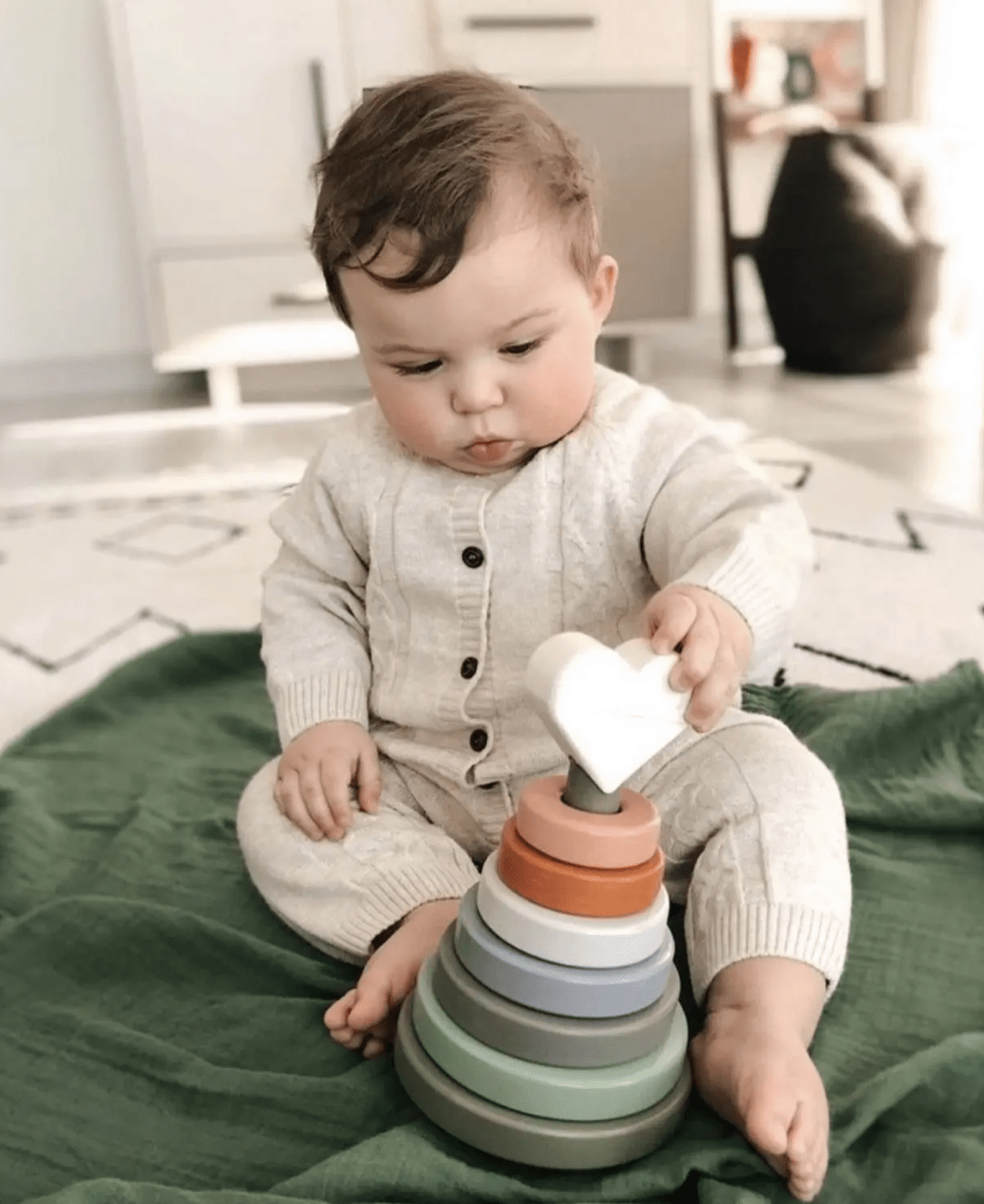 Earth Love Wood Stacker - Twinkle Twinkle Little One