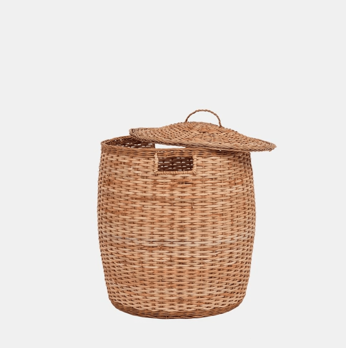 Rattan Tuscan Lidded Storage Basket - Twinkle Twinkle Little One