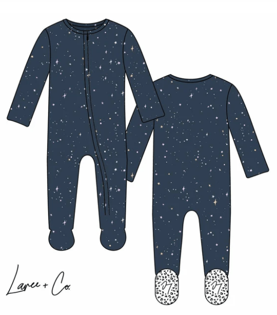 Logan Galaxy Footie - Twinkle Twinkle Little One