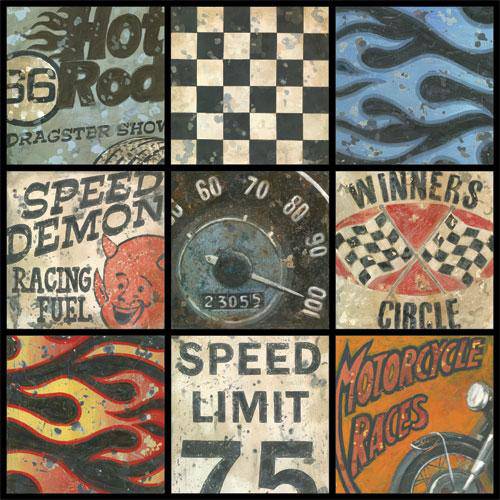 Speedway - Canvas Reproduction