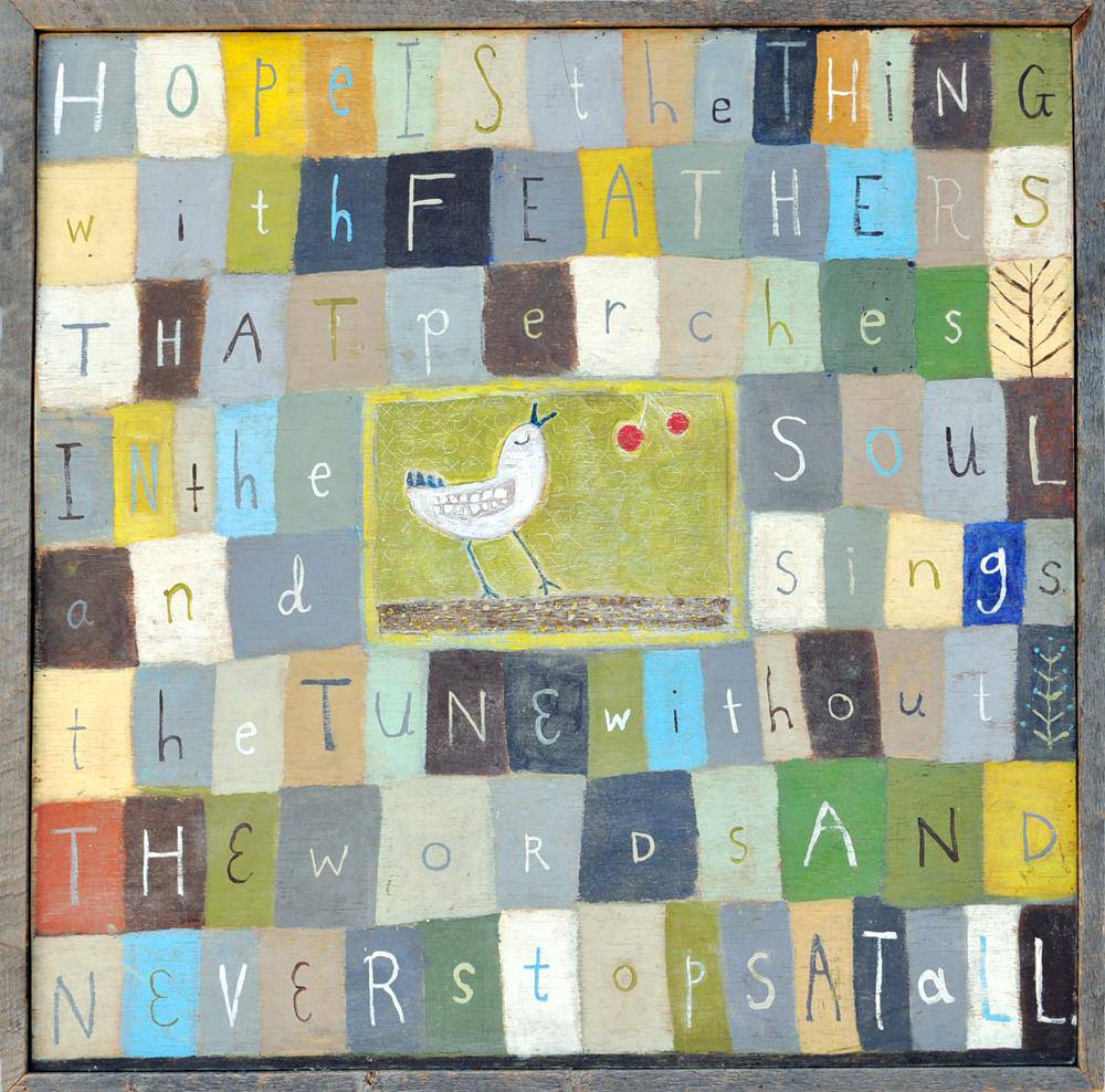 Hope is the Thing Art Piece