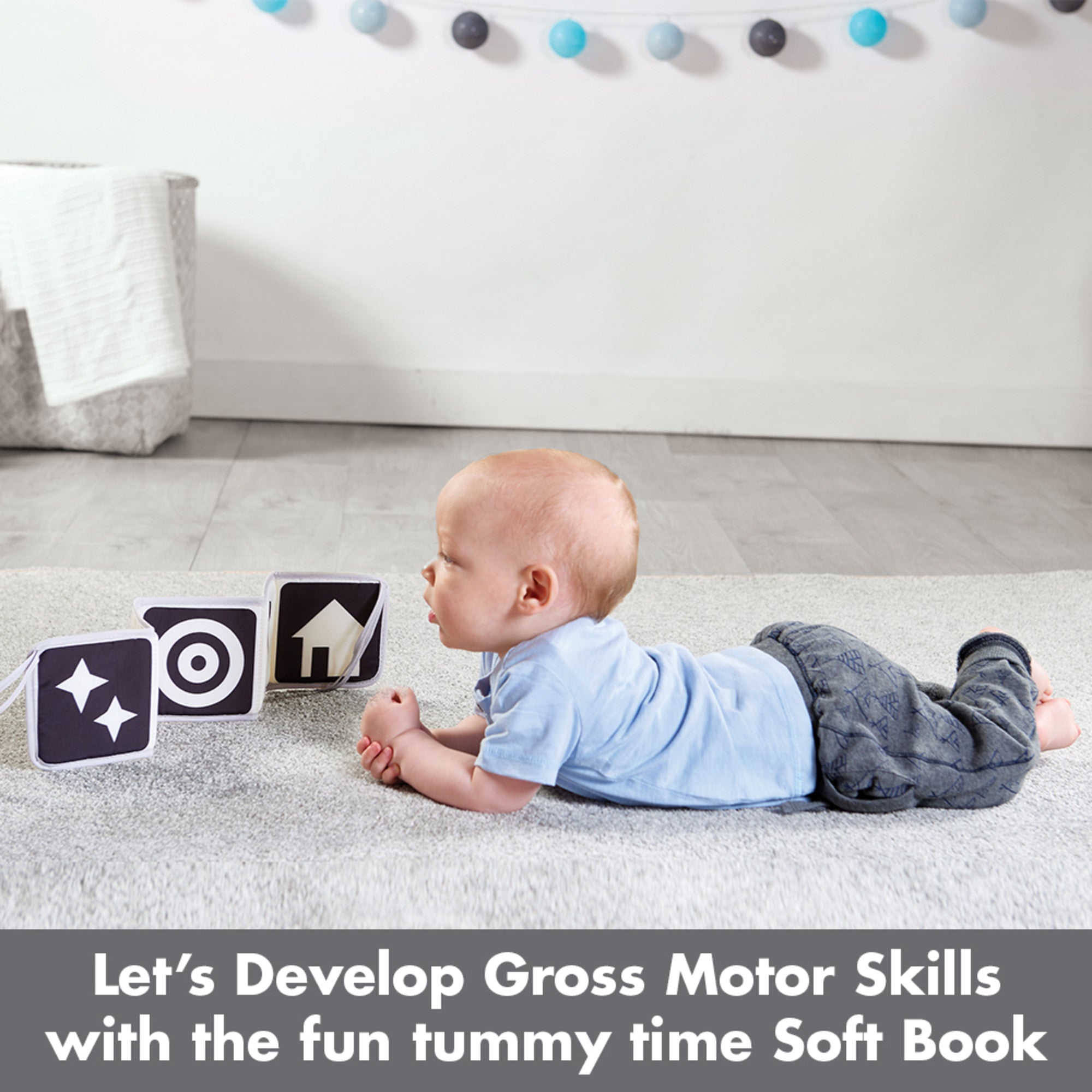 Tiny Love Magical Tales Black & White Gymini - Twinkle Twinkle Little One