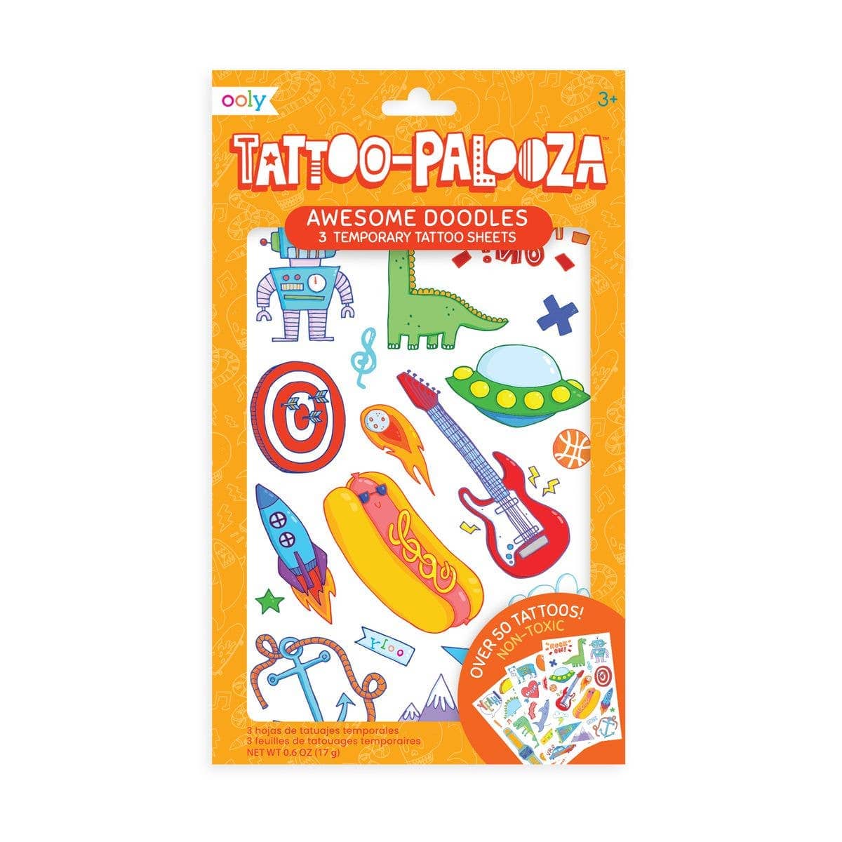 Tattoo Palooza Temporary Tattoo: Awesome Doodles - Twinkle Twinkle Little One