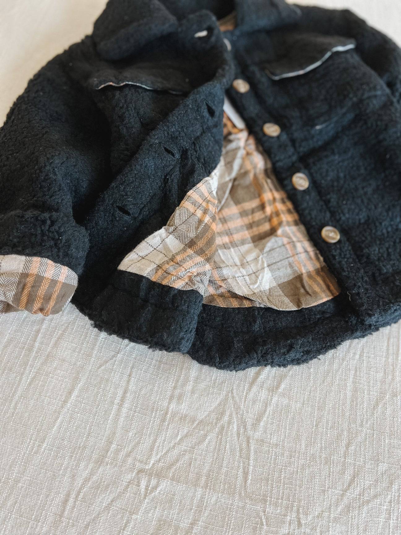 Teddy Shacket - Black - Twinkle Twinkle Little One