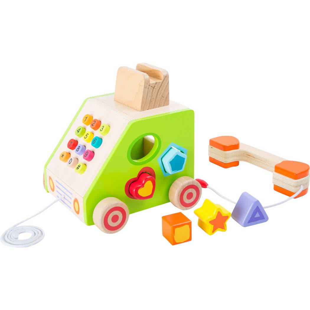 Telephone Shape Sorter Wooden Toy - Twinkle Twinkle Little One
