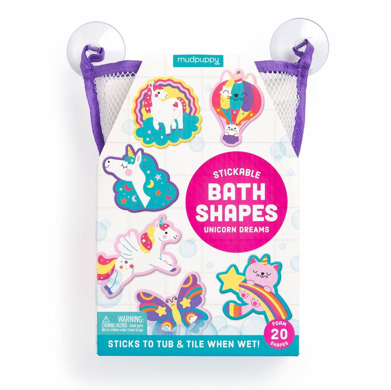 Unicorn Dreams Stickable Foam Bath Shapes - Twinkle Twinkle Little One