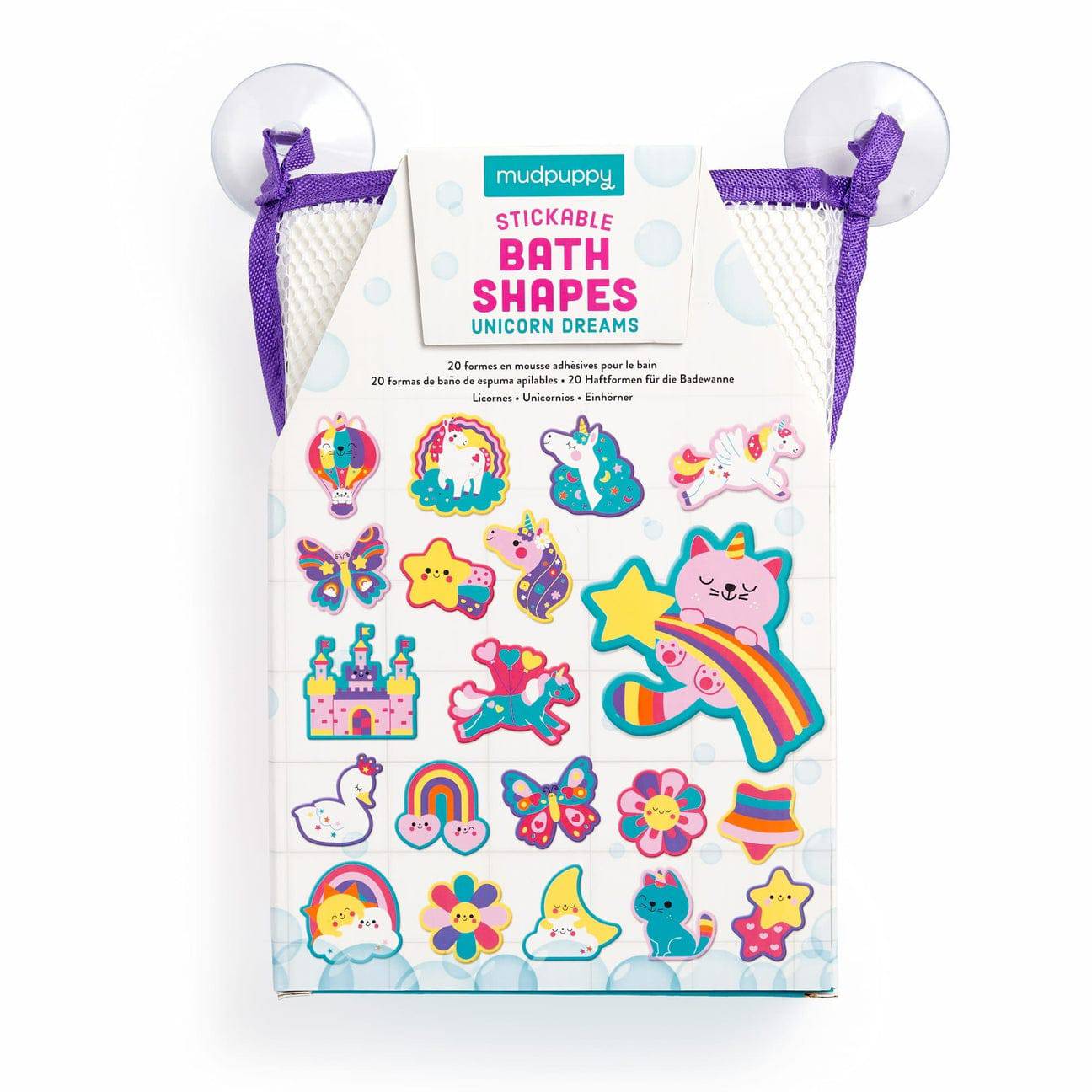 Unicorn Dreams Stickable Foam Bath Shapes - Twinkle Twinkle Little One