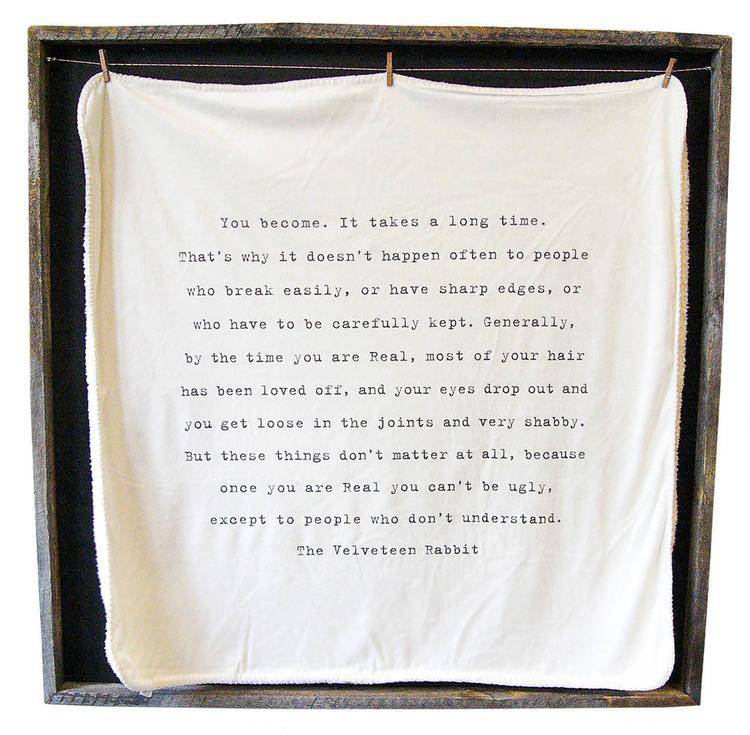 The Velveteen Rabbit Baby Blanket