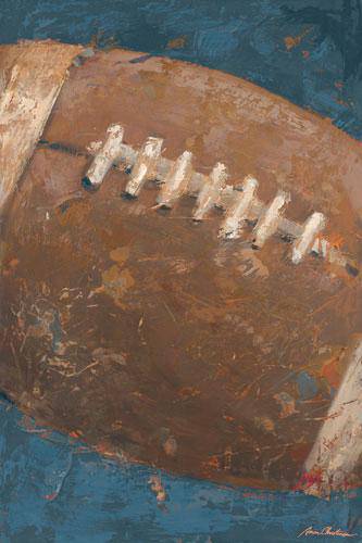 Vintage Football - Blue - Canvas Reproduction