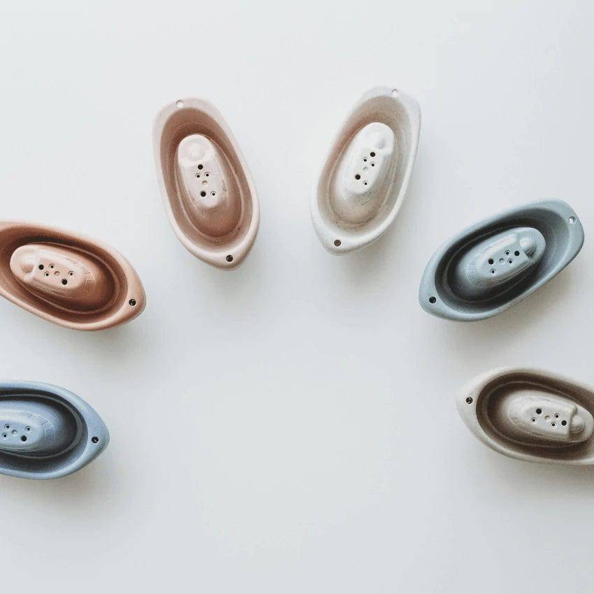 Wheat Straw Stacking Boat Toy Set - Twinkle Twinkle Little One