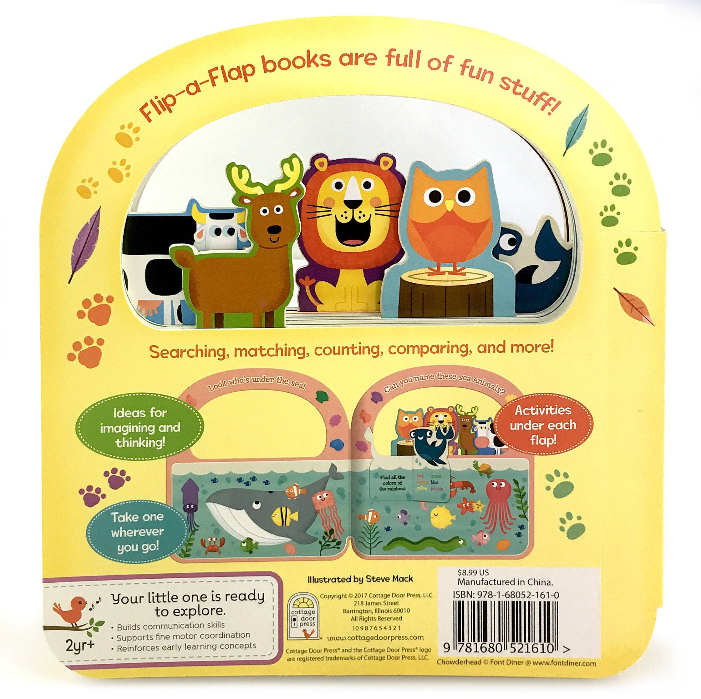 Whiskers & Tails: Flip-a-Flap Board Book - Twinkle Twinkle Little One