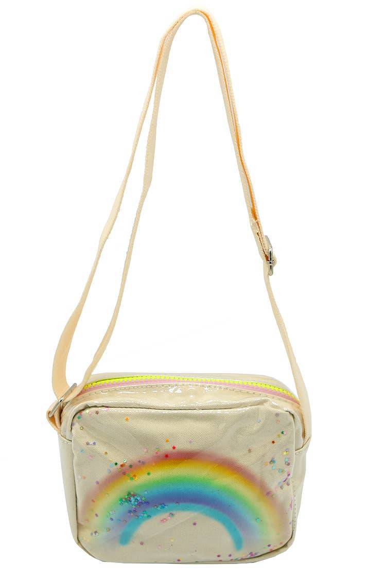 White Rainbow Purse - Twinkle Twinkle Little One