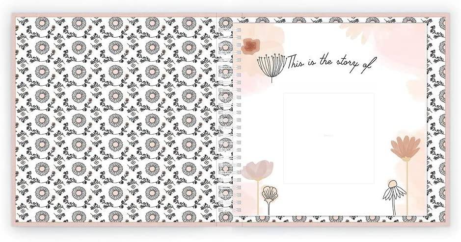 Wildflower Meadow Theme Luxury Baby Memory Book - Twinkle Twinkle Little One