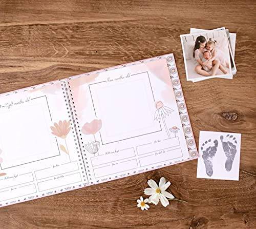 Wildflower Meadow Theme Luxury Baby Memory Book - Twinkle Twinkle Little One