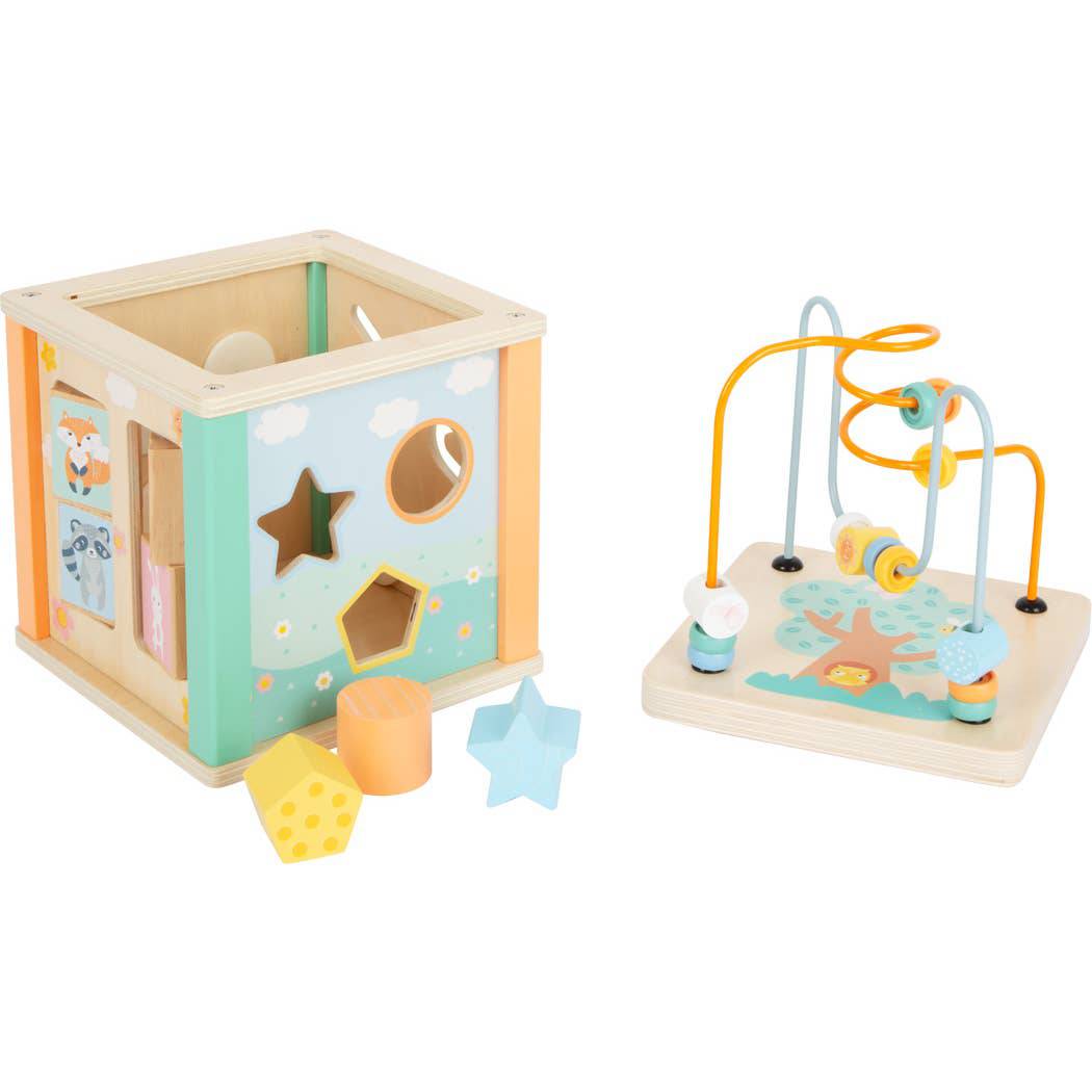 Motor Skills 5-in-1 Activity Cube Wooden Toy - Twinkle Twinkle Little One