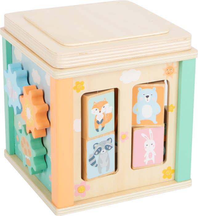 Motor Skills 5-in-1 Activity Cube Wooden Toy - Twinkle Twinkle Little One