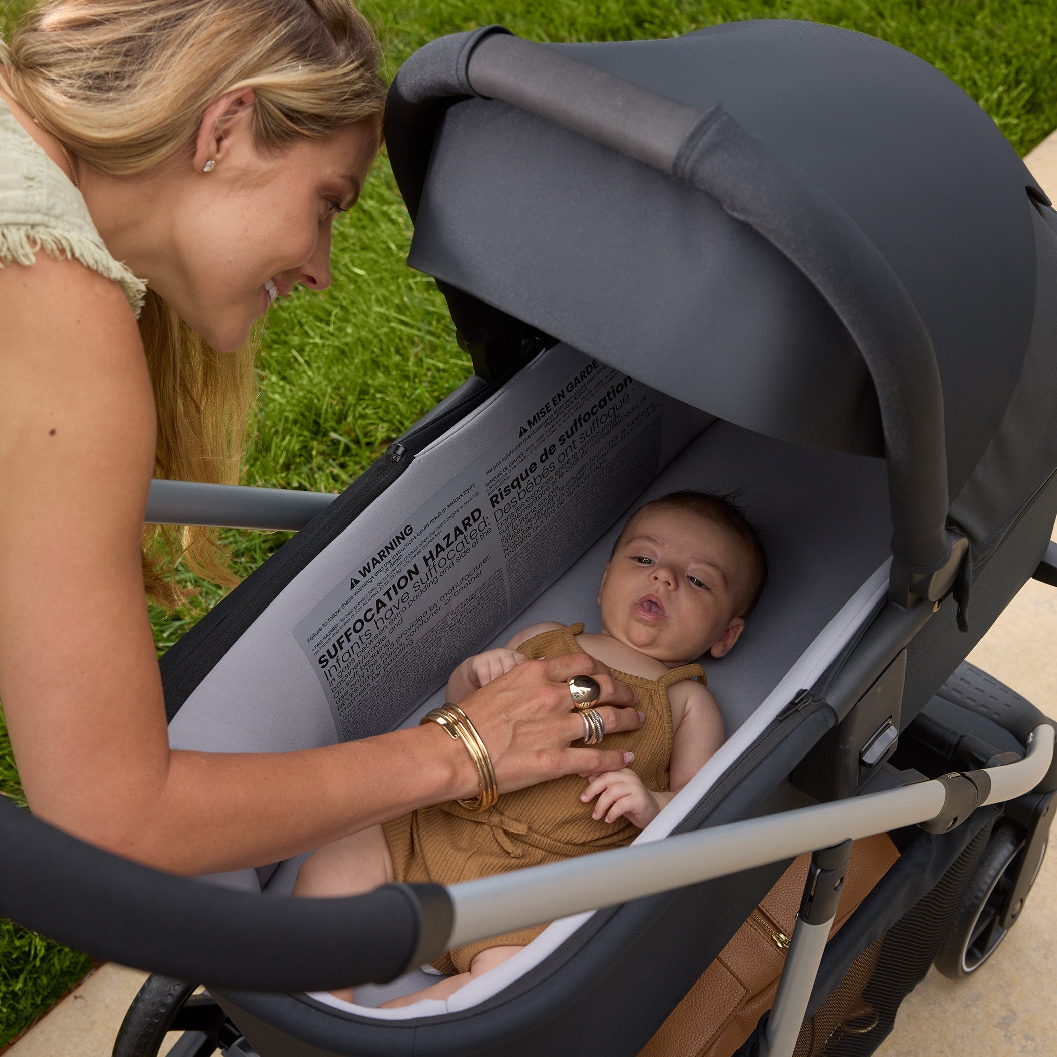 Britax Zinnia Bassinet for Brook, Brook+ and Grove Strollers - Twinkle Twinkle Little One