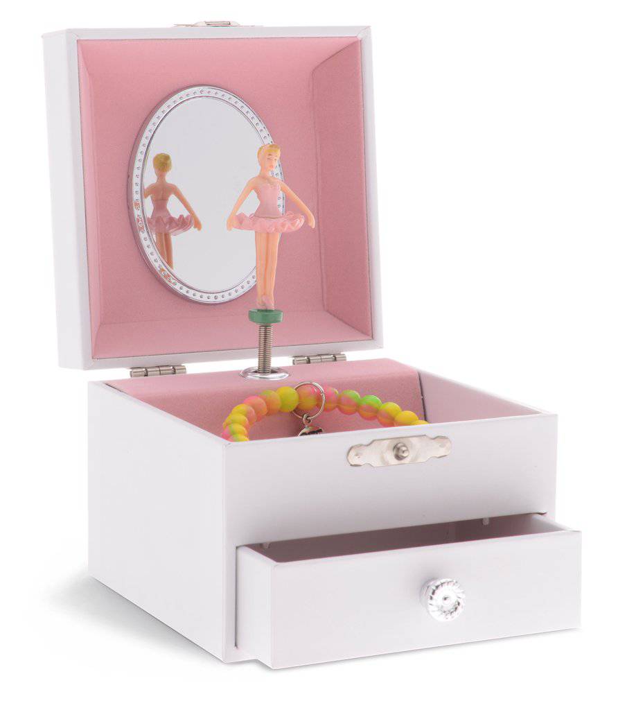 Musical Jewelry Box w/ 1 Drawer White - Twinkle Twinkle Little One