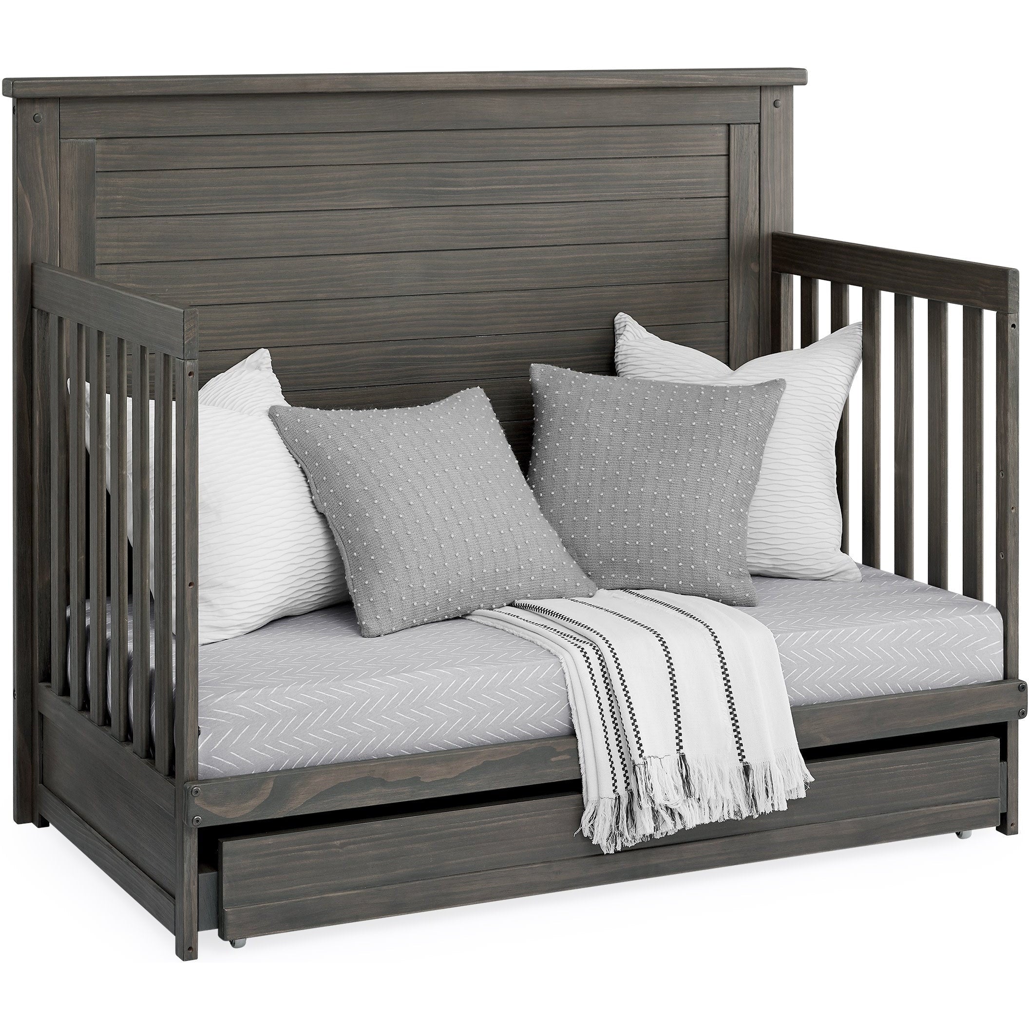 Cameron 6-in-1 Convertible Crib with Trundle Drawer - Twinkle Twinkle Little One