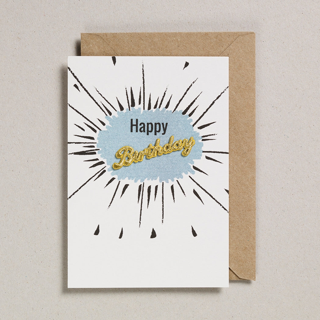 Happy Birthday Teal Card - Twinkle Twinkle Little One