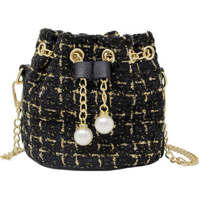 Tweed Drawstring Bag - Twinkle Twinkle Little One