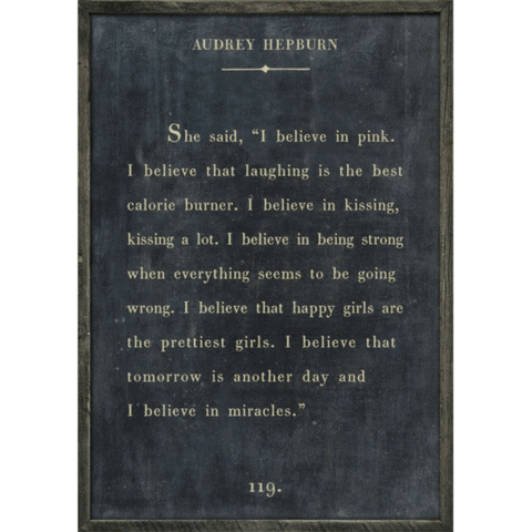 Audrey Hepburn Art Piece - Twinkle Twinkle Little One