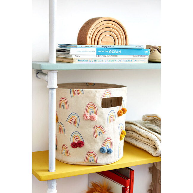 Happy Days Printed Pom Pom Pint Storage Bin - Twinkle Twinkle Little One