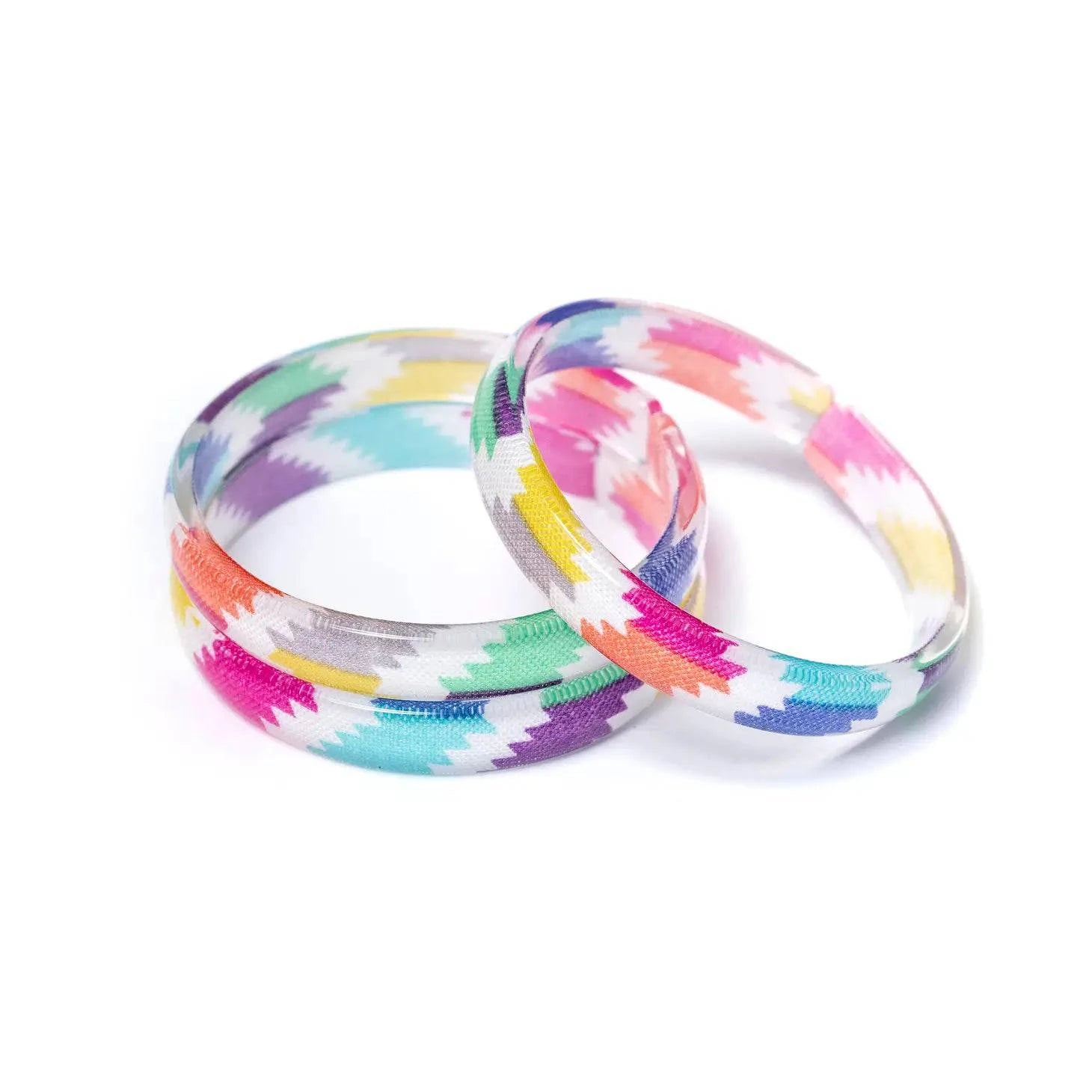 Colorful Tribal Stripes Bangles (Set of 3) - Twinkle Twinkle Little One