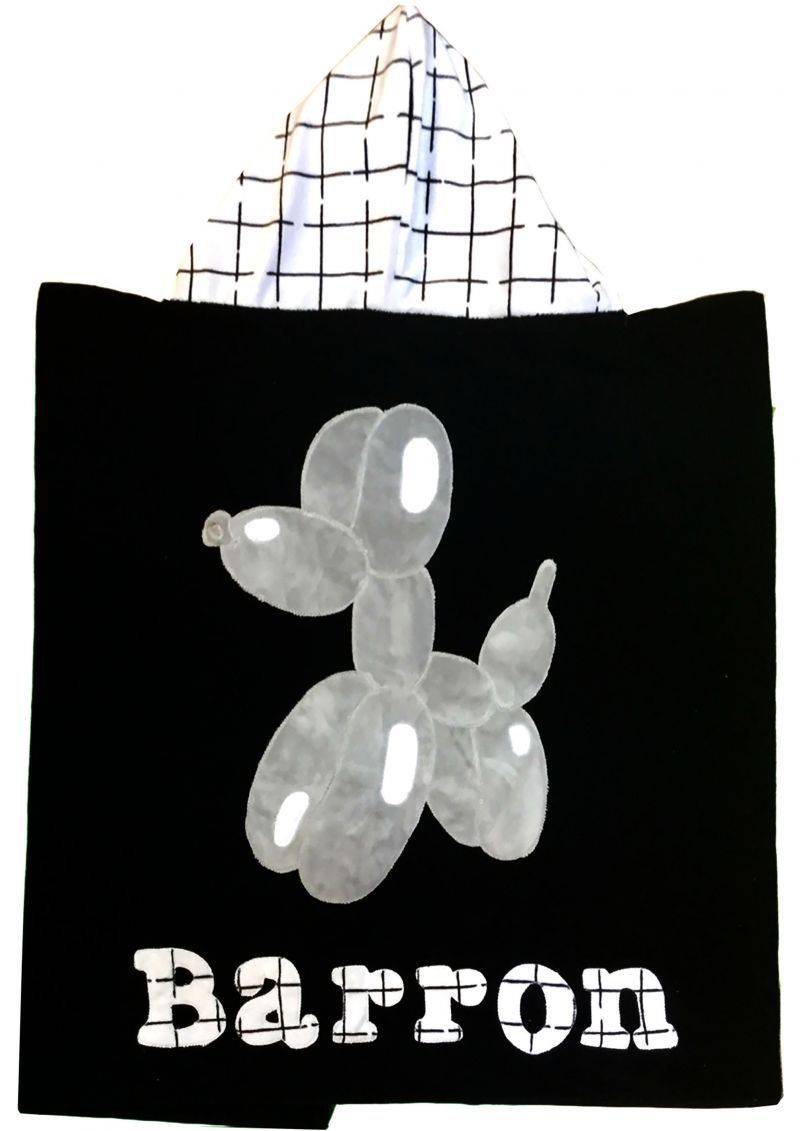 Rainbow Hearts Hooded Towel