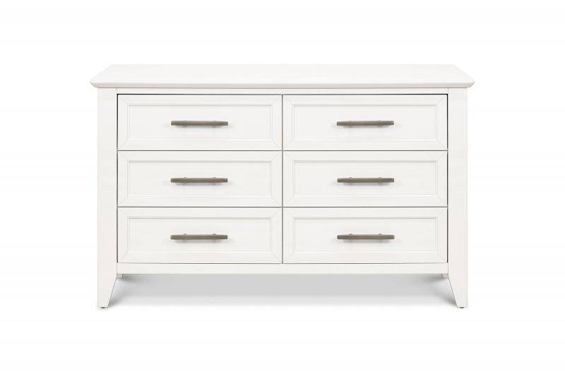 Beckett 6-Drawer Dresser in Warm White