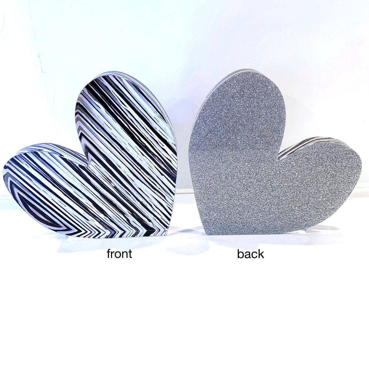 Black & White Drips Heart Block - Twinkle Twinkle Little One
