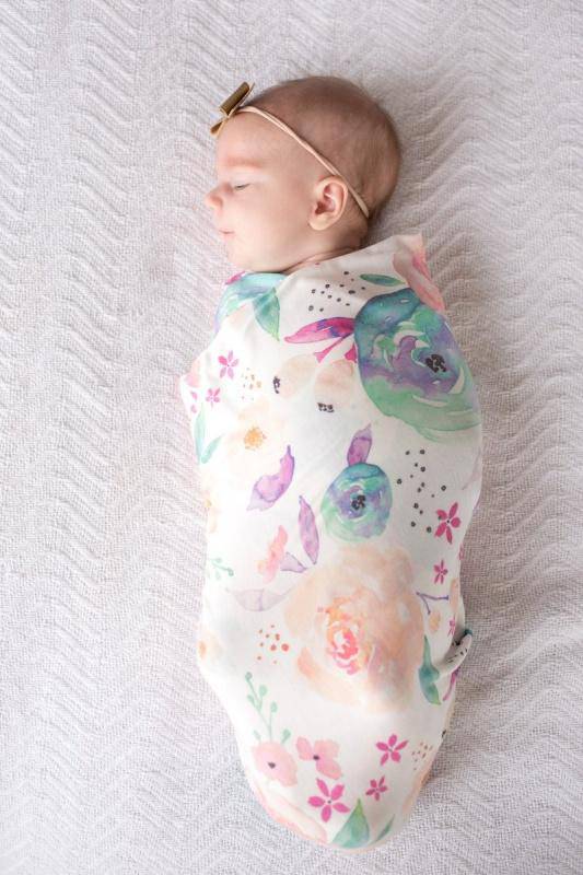 Bloom Knit Swaddle Blanket
