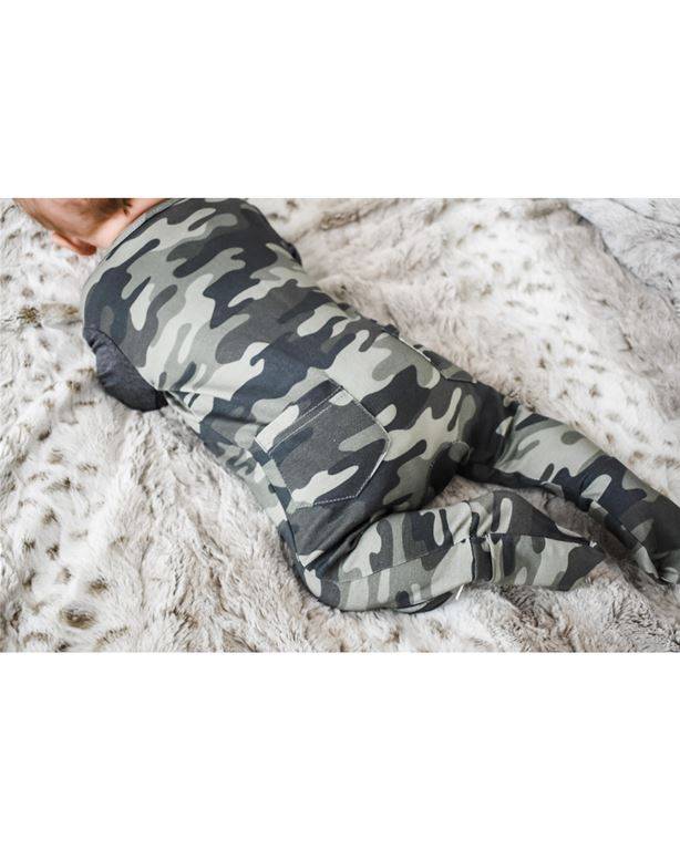 Camo Zip Footie - Twinkle Twinkle Little One
