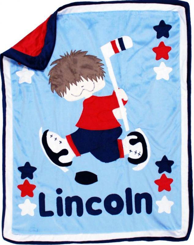 Check Mate Boogie Baby Crib Blanket with Trim